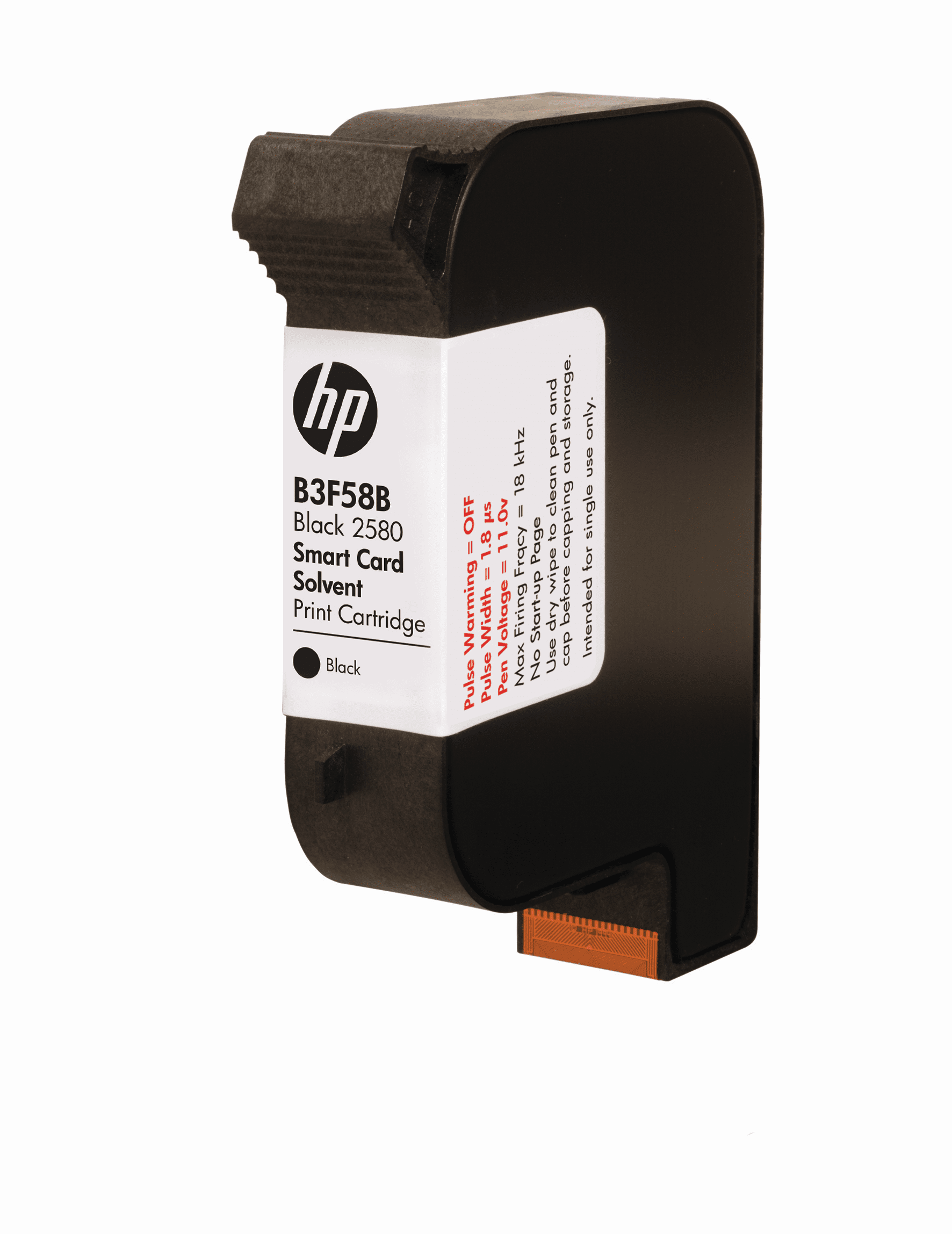 B3F58B 2580 Black Solvent Print Cartridge